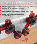 Featherboard table saw feed guide wheel for Pro Grade Table Saw Press Feeder with dual side pressure system.