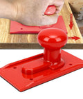Red Push Block Safety Tool For Table Saw Router Jointer And Bandsaw High Strength ABS Plastic Durable Push Stick With Textured Grip
