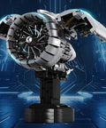 Turbofan Jet Engine Building Brick Set That Really Runs, 1813 Pieces to Build Your Own MOC Engine on display