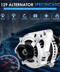 Replacement Car Alternator For Toyota Tacoma 2005 2015 And 4Runner 2003 2009 4.0L V6 High Output Auto Alternator with specifications