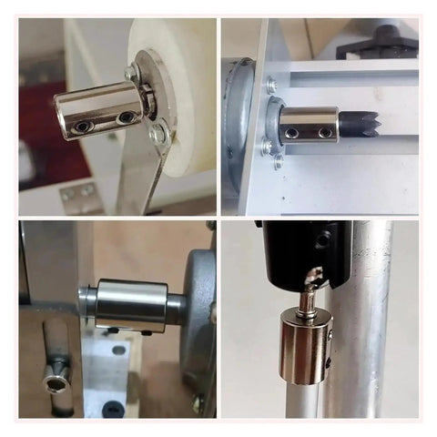 Heavy Duty Rigid Shaft Coupling Made From 45# Steel For 3D Printer Motor Connector That Fits 6Mm To 10Mm Shafts in machinery.