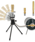 Go-To Universal Propane Bunsen Burner For Lab Jewelry Glass Blowing And Welding With Fixed Angle Head, Three Flame Styles