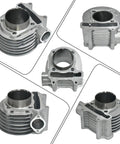 Multiple views of Gy6150 57.4mm Cylinder Kit For 125cc 150cc Chinese Scooters And ATVs with GY6 4 Stroke 157QMJ 152QMI Engine