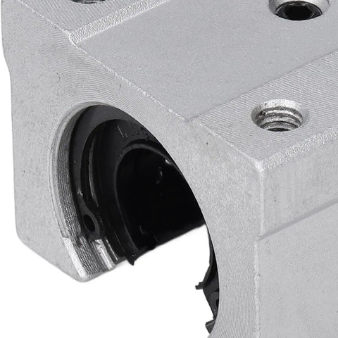 Heavy Duty Linear Rail Guide Kit With Steel Motion Shaft And Slide Block For CNC Robotics, 300mm Length, 2 Pack close-up