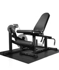 2 In 1 Leg Extension And Curl Machine For Home Gym with black frame and padded seat