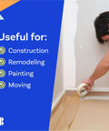 Brown Rosin Masking Paper Roll 36 Inch By 166 Feet 69 Pound Heavy Duty Floor Protection For Painting Moving Renovation And Construction