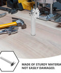 Chromium Door Closer With Durable Spring for high-traffic residential doors and hotel installations, shown on workbench.