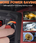 Close-up of the Compact Stick Welder Kit For Beginners 110V 250A Arc MMA Portable Welding Machine's control knob