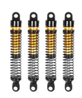 Beefy Aluminum Threaded Shock Absorbers Oil Dampers 4Pcs Set for 1/12 Mini Crawler and 1/18 RC Crawler Cars TRX4M TRX4MT