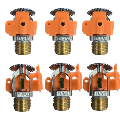 Heavy Duty Upright Fire Sprinkler Head Works Like A Dream With Standard Response At 200 Degrees For Zero Hassle Half Inch Npt Hookup And Ul And Fm Certified Safety For Automatic Fire Systems Pack Of Six Chrome Finish