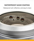 Close-up of NC UV Silver Frame Lens Protector Filter For Fujifilm X100 Series Cams showing waterproof nano coating