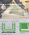 Guide on choosing size for Heavy Duty Drawer Slides Without Lock Full Extension Ball Bearing 150 Lb Capacity