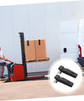 4 Pack Flexible Draw Latch Rubber Lock Replacement Kit next to forklift moving boxes