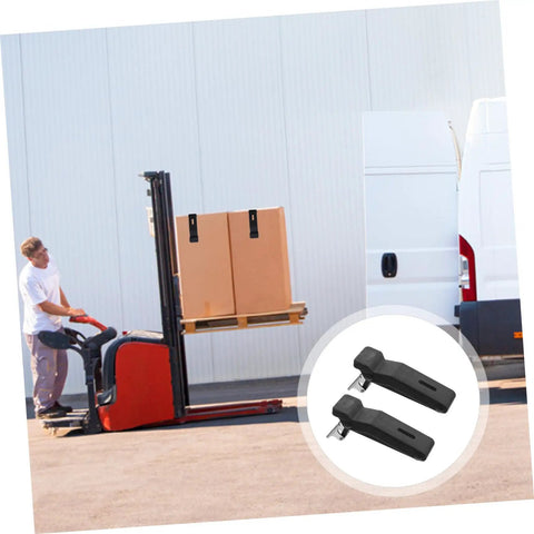 4 Pack Flexible Draw Latch Rubber Lock Replacement Kit next to forklift moving boxes