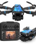 4K Drone With Built In Screen Controller Brushless Motors Optical Flow Positioning Headless Mode One Key Takeoff And Landing Wind Resistant