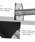 Four Pack Vibration Isolator Mounts For Fitness Equipment Anti Vibration Shock Absorption Easy Install For Quieter Operation And Stable Home Gym Gear Durable M6 x 18mm bolt close-up