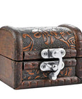 Decorative wooden chest with silver lock from Wooden Box Latch Hook Kit Set With Silver Lock Clasp And Right Hasp Horn Drawer Latch Hardware