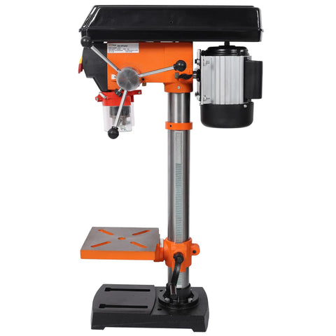 10 Inch Benchtop Drill Press With 12 Variable Speeds Ranging From 380 To 3130 Rpm and precision laser guide for accurate marking.