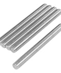 Pro Grade M10 Fully Threaded Rods 304 Stainless Steel 150Mm 1.5mm Pitch Pack Of 5 shown in a close-up view.