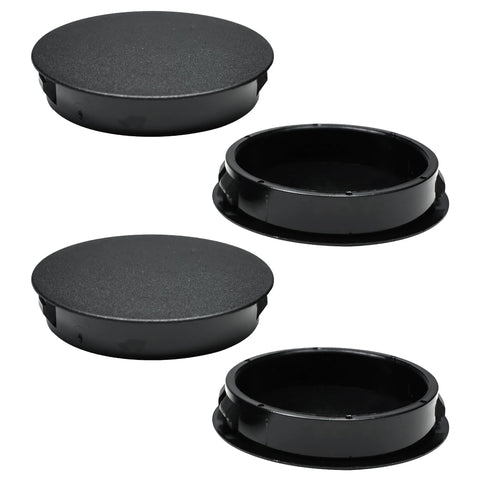 2 Inch Plastic Hole Plugs Flush Type Panel Snap In Locking Door Shelf Hole Cover For Round Drilling Holes Set Of 4