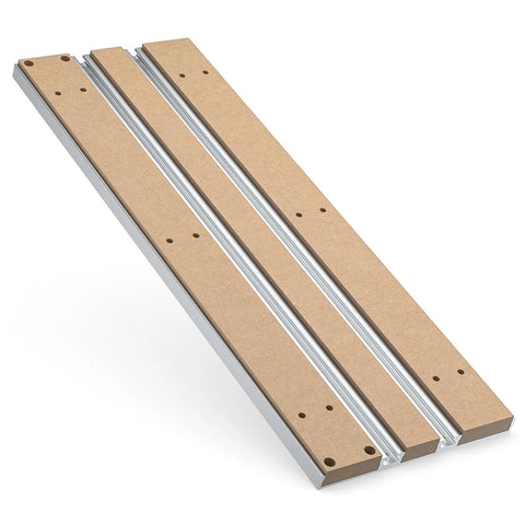 Heavy Duty Dope Hybrid Spoilboard Table For 4040 Reno CNC Router With Aluminum And MDF Expands Work Area To 600 MM X 400 MM Easy Two Step Install Stable Milling Surface close-up