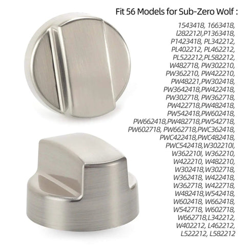 Wolf Hood Knob Replacement 811195 Fits 56 Models For Sub Zero Wolf Pro Ventilation Hoods 805328 KIP5D44 5D44 B002MFNQ34 Two Pack