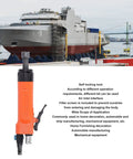 Tough As Nails Straight Air Die Grinder Featuring 6 Mm Collet 3000 RPM Spin Lightweight Aluminum Pneumatic Tool in industrial setting.