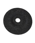Heavy Duty Pneumatic Angle Grinder 5 Inch Featuring Lightweight Composite Grip with black 5-inch sanding disc attachment.