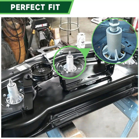 Mower Deck Spindle Kit For Husqvarna YTH22V46 YTH20K46 YTA22V46 YTH18K46 2346XLS Lawn Mower Parts Includes 2 Spindles 2 Pulleys And Belt