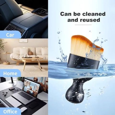 Soft Bristle Car Detail Brush For Interior And Exterior Dusting Cleans Dash Vents And Surfaces Without Scratching in water