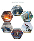 Hexagonal collage of industrial settings for Beefy Hydraulic Air Cooler With Sixty Liters Per Minute Flow Low Noise Plate Heat Exchanger