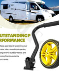 Wheel And Handle Kit For WEN 4500 And 4750 Watt Generators Fits GN4500 DF472 DF475 DF475T DF475X DF472X Replacement Part