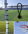 24 Piece Ball Bungee Cords Set Heavy Duty Tarp Ball Cords With 4mm Elastic 4in 6in 9in Sizes Black Canopy Ties securing netting
