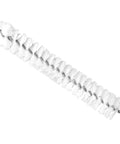 9 Inch White Nylon Semi Micro Test Tube Cleaning Brush With Twisted Wire Handle For 6 To 10 Millimeter Tubes Great For Lab Cleaning And Quick Scrubs For Daily Lab Use, angled view