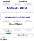 LED Vanity Mirror Lights Kit With Five Color Temperature Hollywood Style Makeup Light 11 Ft Dimmable LED Strip layout diagram
