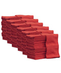 500 Pack 14x14 Shop Towels For Auto Mechanics 100 Percent Cotton Lint Free Commercial Grade Red Rags