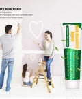 Family using Drywall Repair Kit With Paste And Scraper For Fast Wall Patch And Easy Hole Fill, Home Repair Made Simple