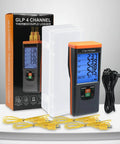 4 Channel Digital K Type Thermocouple Data Logger With 48K Records Pro Grade Temperature Recorder displayed with box and cables