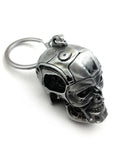 Creative Motorcycle Skull Key Chain Dope 3D Pendant Key Fob For Bikers And Cyclists Durable metal ring accessory with skull design