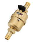 Three Quarter Inch Non Pulsed Rotary Piston Water Meter With Heavy Duty Brass Construction Delivers High Accuracy Cubic Meter Readings