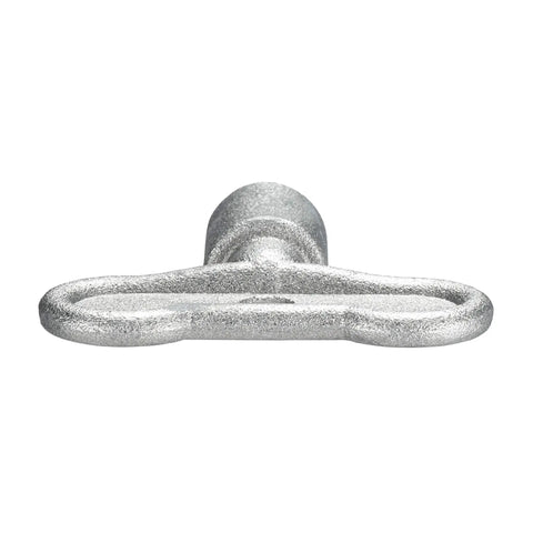 Tough Five Sixteenth Inch Sillcock Key for Outdoor Faucets, Heavy Duty Steel Plumbing Tool, front view showing easy grip handle