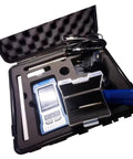Dead On Accuracy Digital Surface Roughness And Finish Tester Featuring Portable Ergonomic Grip And Bright LCD Screen For Zero Sweat Machining Quality Checks Sealed In Box with accessories inside