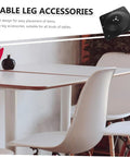 Solid As A Rock Heavy Duty Replacement Attachment Plates For Sofa Couch And Table Legs Sturdy Furniture Mounting Brackets on table.