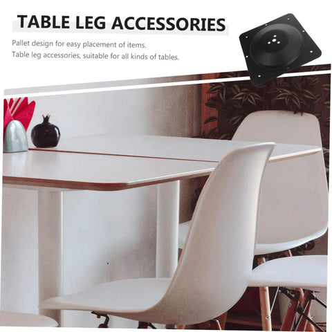 Solid As A Rock Heavy Duty Replacement Attachment Plates For Sofa Couch And Table Legs Sturdy Furniture Mounting Brackets on table.