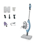 Whole Home Steam Mop With Detachable Handheld For Sealed Floors Bathroom Grout Countertops Upholstery Car Interiors including attachments.