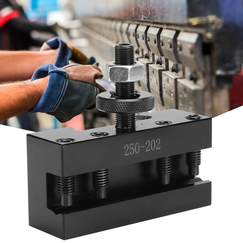 Lathe Tool Holder For Aluminum Alloy Turning Tool Holder One Quarter To Five Eighths Inch Range Pro Precision Easy Install Turning Machines And Workshop Use Rugged Construction For Stable Clamping And Easy Mounting In Busy Shops Or Home Workshops, 250-202 tool holder on lathe