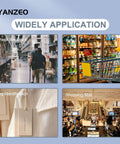 Grid showing uses of SR3308 UHF RFID Reader Writer in inventory, retail, tag identification, and shopping malls.