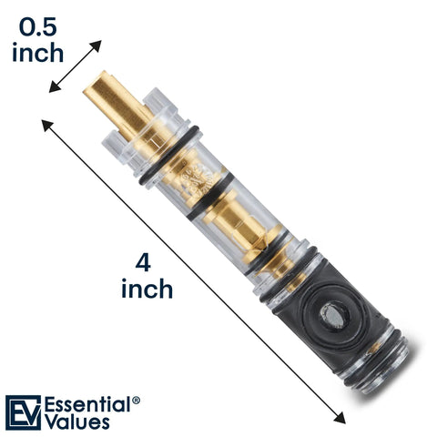 1225 Replacement Faucet Cartridge For One Handle Kitchen And Bathroom Sinks Aftermarket Budget Friendly, brass and plastic, 4-inch size