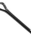Close-up view of One Sixteenth By One Half Inch Steel Cotter Pins Pack Of 100 Zinc Plated Spring Steel Fasteners for reliable mechanical work.
