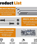 Black Aluminum Pop Rivets With Stainless Steel Washers One Eighth Inch By Three Eighths Inch 250 Piece Blind Rivet Kit layout